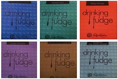 Variety Gift Set - Drinking Fudge Sachets Liquid Hot Chocolate Mix By Fudge Kitchen (Set of 6 Flavours)