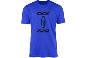 SMARTYPANTS Crayon T-Shirt - Colouring Tee Top World Book Day Colours Costume Outfit Television Show Children Presents Gifts Combed 100% Ringspun Cotton High Stitch Density Extreme Top