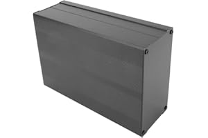 TYENAZA Scatola di Raffreddamento in Alluminio, 55x106x150mm Tipo Split Progetto di Circuito Elettronico Accessori, Progetto Circuito Stampato Fai-Da-Te Scatola di Raffreddamento in Alluminio