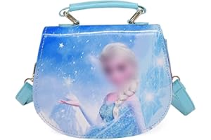 BABIOMS BAIBEI Kinderhandtasche, Eiskönigin Kinder Umhängetasche, für Mädchen zum Ausgehen oder Reisen, Cartoon Schulter-Tasche（18 * 15 * 7cm）