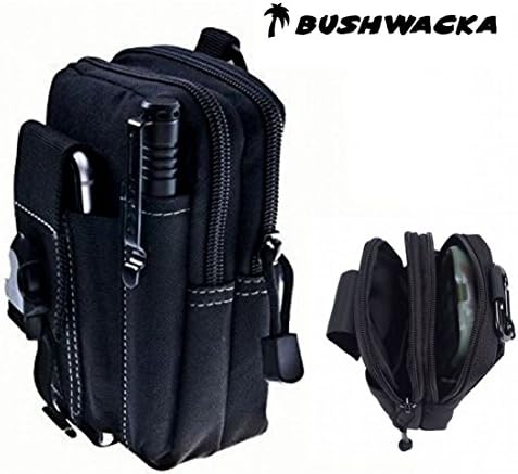 ARUNDEL SERVICES EU Bushwacka Tactical Pouch Smartphone Holster Security Pack Belt Bag Carry Accessory Kit Pouch Belt Loops Waist Bag