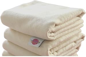 ‎BABYMAJAWELT BABYMAJAWELT Baby Windeln Moltontücher Babytücher Pflege weiß/bunt 80x80cm 5er Set Super Soft (Natur 2er Set)