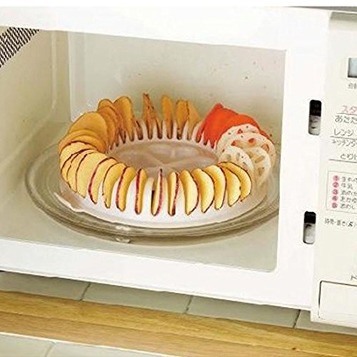 Bestland Mikrowelle Oven Baked Kartoffelchips Maker DIY Öl frei Homemade Device - 4