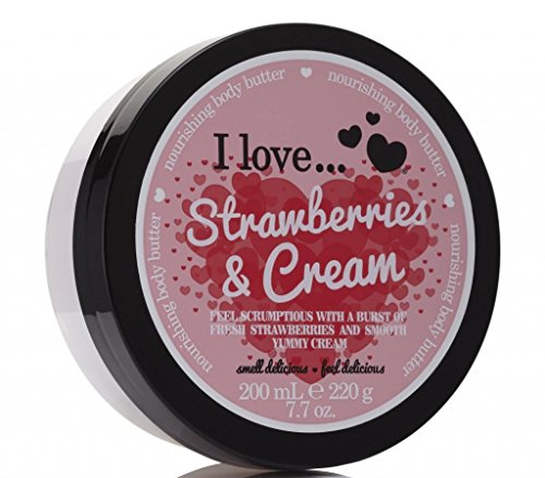I Love... Strawberries & Cream Nourishing Body Butter 200ml