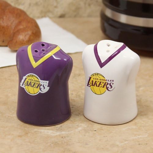 Memory Company Nba-Lal-612 Official Nba LA Lakers Gameday Salt and Pepper Shaker, Multicolor, One Size