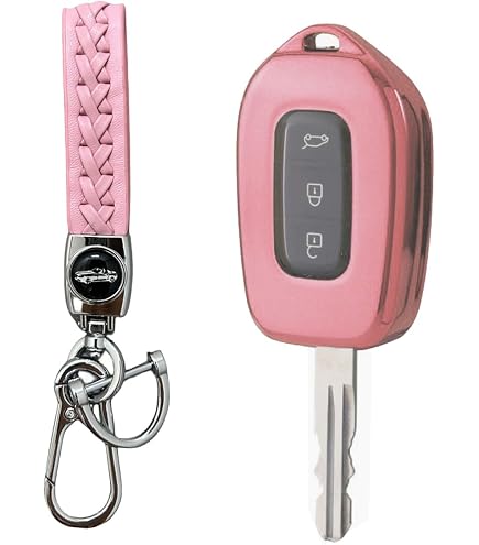 TOOMUME Coque Clé TPU Pour Renault, Dacia - Protection Anti-Choc - Compatible Twingo, Clio, Duster...