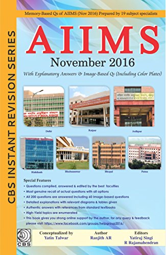Aiims November 2016 (PB 2016) Ranjith A. R