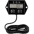 Yooreal Contaore Motore,Contagiri Digitale,Contatore RPM for Dirt Bike Trattore Generatore Compressore d'Aria Moto Marino Spa