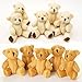 Price comparison product image NEW 10 X Cute And Cuddly Small Teddy Bears - 5 X Brown And 5 X White - Gift Present