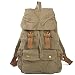 Produktbild Rucksack Männer Canvas Rucksack Doppel Schultertasche Frau Freizeit Rucksack College Wind Tasche großer Kapazität Taschen Aktenkoffer Tagesrucksäcke Wandern Camping, army green
