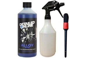 DetailedOnline Alloy Shine Wheel Cleaner 10/1 Acid Free Safe - Very Ecomonical - 1L Makes 10L