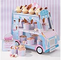 Talking Tables decoración en forma de Camino de helado mini. Perfecto para mostrar dulces, pasteles y caramelos en el centro de la mesa para una fiesta.