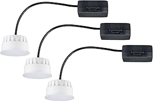‎PAULMANN Paulmann 92472 LED Einbauleuchte Modul Choose Coin 3er-Set rund 50mm 3x6W 3x470lm 230V 2700K Satin rund Deckenspot Kunststoff