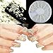 3 Sizes 3d Pearl Nail Art White Rhinestone Decoration Wheel Manicure Tool