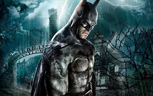 Bat Man Quality Canvas Picture Wall Art - Size 30" x 20"