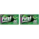 First Infinity 60 MIN Green Mint Flavored Sugar Free Gum 27 gr 2 pack
