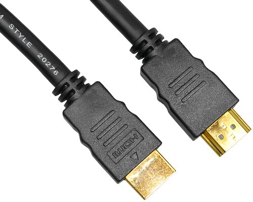 mumbi HDMI Kabel 3 Meter – 19pol. HDMI-Stecker 19pol, vergoldet, doppelte Abschirmung, 1080p, HDMI 1.4, High-Speed with Ethernet - 2
