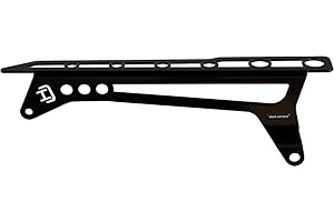 Iron Optics Motorrad Beltschutz Kettenschutz Dyna new 8, Motorradmodell:Harley Davidson Dyna Wide Glide, Farbe:schwarz glänzend