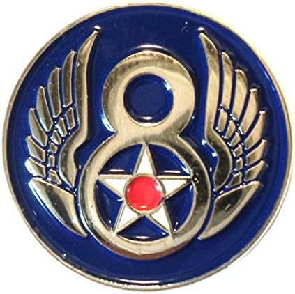 Warzone 8th Air Force USA United States Insignia Enamel Military Badge
