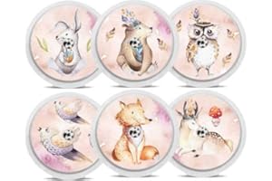 Diasticker® | Freestyle Libre 2 - Sticker - 6er Set "Frieds of Forest" | Imperméable - Autocollant en vinyl pour Freestyle Libre 2 sensor, capteur