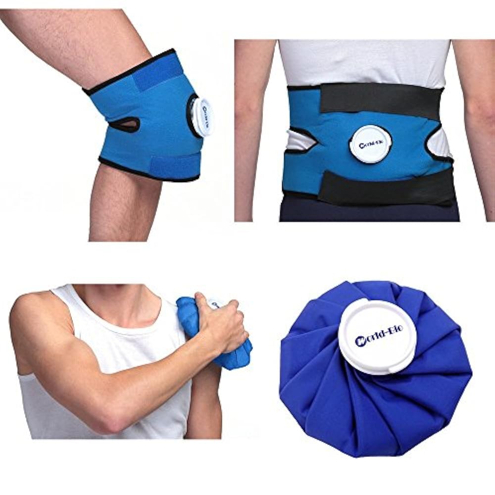 Eisbeutel Packung Kühlkissen Kühlpads Kalt Warm Kompresse Wiederverwendbar - 9 - Zwei Eissäcke