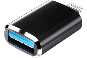 KEFIANY Adaptador Lightning a USB, Cable para iPhone OTG, Teclado USB Stick Klink, Lector de Tarjetas, cámara, Lector de Tarjetas ratón concentrador 14 13 12 11 Pro MAX Mini para iPad Flash Drive Accesorios