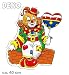 Produktbild Wandbild Mini-Clown, Höhe ca. 40 cm, Wand-Deko, Dekoration