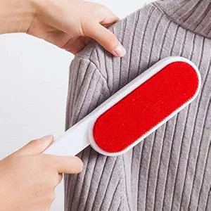 HS-STORE's Pet Hair Remover Brush Dog and Cat Hair Remover Self Cleaning Base-Fur Lint Remover Brush Reusable for Travel, Furniture, Clothing, Fabric (Double Sided LINT Brush)