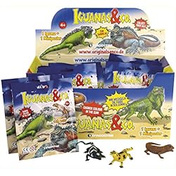 Top Media 000027 Iguanas & Co - Figuras coleccionables (1 Expositor con 22 Bolsas, para coleccionar y intercambiar)