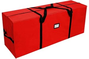 AerWo Christmas Tree Storage Bag, Extra Large Christmas Tree Bag Fits Up to 7.5 Ft Artificial Trees, Heavy Duty 600D Oxford Xmas Tree Bag with Dual Zipper (50” X 20” X 15”)