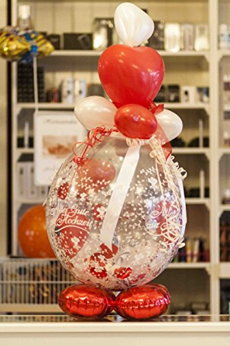 Befüllter Geschenkballon – das ideale Geschenk; Standard-Version für Geburtstag, Hochzeit, Baby etc. - 6