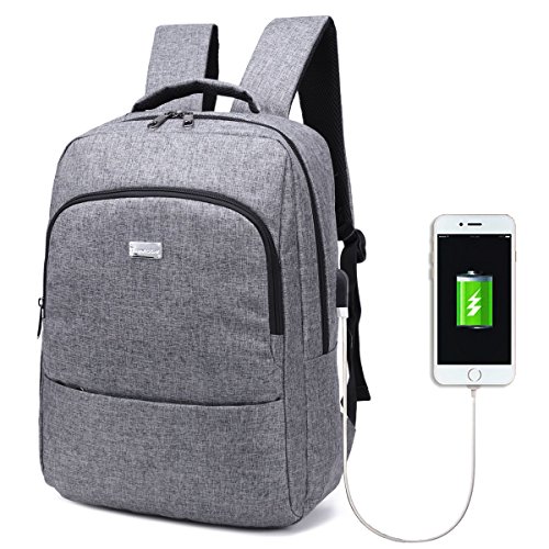 Travistar Business Laptop Rucksack Wasserdicht Rucksack M nner - Leicht Jungen Schulrucksack Tagesrucks cke f r Schul Gesch ft mit USB Ladeportfit Travistar Business Laptop Rucksack Wasserdicht Rucksack M nner - Leicht Jungen Schulrucksack Tagesrucks cke f r Schul Gesch ft mit USB Ladeportfit