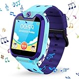 watch phone ✅ Rekorder und Musik-Player: Die Smartwatch für Kinder unterstützt das Einlegen einer Speicherkarte, sodass Sie Selfies aufnehmen, Ihre Stimme aufnehmen und auf der Karte speichern können. Kann die Musik auch spielen, die vom Computer heruntergeladen wird (Speicherkarte nicht enthalten). Die Klangqualität ist klar und die Lautstärke ist einstellbar.
