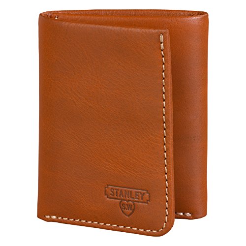 Preisvergleich Produktbild Stanley Tools Tan Tri-fold Wallet Münzbörse, 13 cm, Braun (Tan)