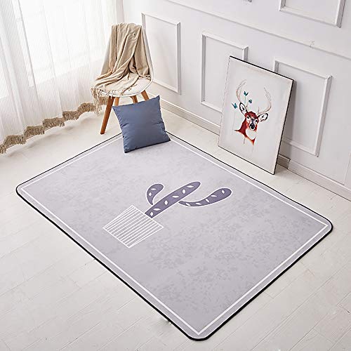 Preisvergleich Produktbild LUYION Area Rug im Wohnzimmer Zeitgenössischer Stil Dauerhaft Schlafzimmer Stilvoller Teppich rutschfest Boden Yoga Matte,D2,140X200cm