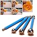 Produktbild JJOnlineStore – 4 PCS Metall Ball Kuchen dekorieren Formen Feinwerkzeug Set Fondant Dekorieren Sugarcraft Blume Form Cutter