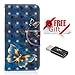 Price comparison product image Aireratze Case for Redmi 6/6A,[3D Painting] Quality PU Leather Full Protection [Magnetic Closure] Shockproof Wallet Case for Xiaomi Redmi 6/6A (Butterfly#4)