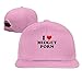 Produktbild yiyuanyuantu Unisex I Heart Midget Porn Love Sexy Little People Lovely Vintage Adjustable Baseball Cap Ash