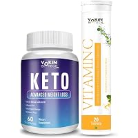 Vokin Biotech Keto Capsules Ultra Weight Loss Fat Burner Supplement with (Green Tea + Garcinia Cambogia + Green Coffee…