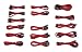 Produktbild Corsair CP-8920049 Professional Individually Sleeved Stromkabelkit (Type 3, Generation 2) rot