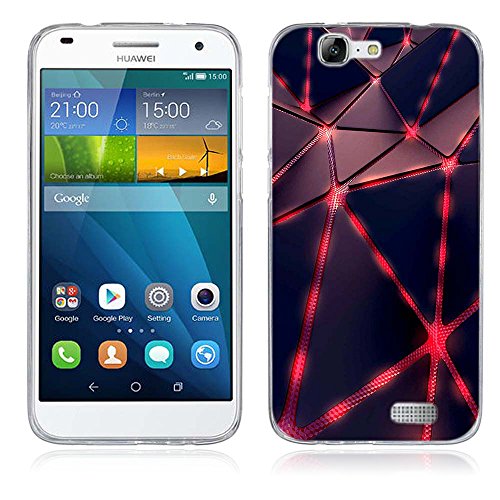 FUBAODA Funda Huawei Ascend G7 Serie de la Pintura,[de ensueño] Fina,Resistente a los arañazos en su Parte Trasera,Amortigua los Golpes,Funda Protectora Anti-Golpes para Huawei Ascend G7