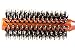 Dianyi Blow Dry Round Hair Brush 2.2Inch Diagonal Natural Boar Bristles With Nylon Professional Salon Hair Drying Styling