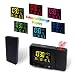 Produktbild FENGCLOCK Farbe Projektion Wetter Uhr, Wettervorhersage Wetteruhr mit Outdoor Sensor, Digital Thermometer Hygrometer HD-Anzeige Wetterstation Funk Projektion Wecker