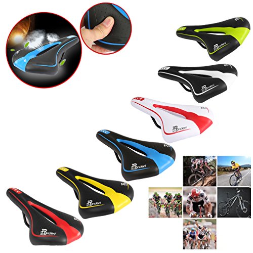 Ondeni Universal Mountainbike Sattel Trekkingsattel Fahrradsattel MTB Radsport Soft Fahrradsitz für Herren Damen - 5