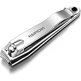 Nail Clipper, Made with Heavy Duty Stainless Steel, Suitable for Thick Fingernail Toenail Men Women (Silver 1 Pack)