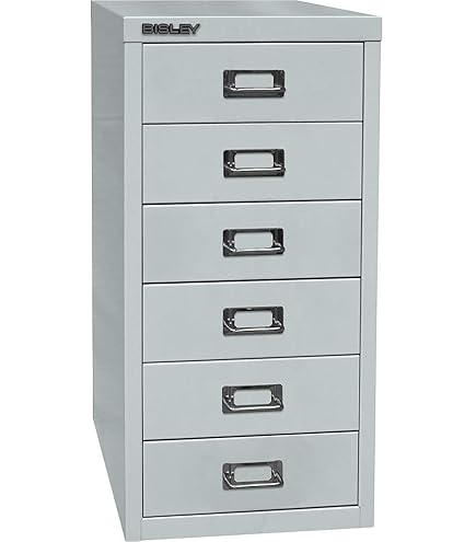 Mobile Con Cassetti Bisley MultiDrawer - 15 Cassetti, Verde, 38x27.9x86 Cm, Metallo - Foto 11