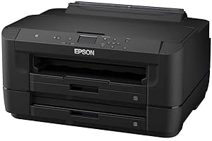 Epson WorkForce WF-7210DTW Stampante A3, Fronte/Retro, Connettività Wi-Fi e App, LCD da 5.6 cm, 18 ppm in bianco e nero/10 ppm a colori, con Amazon Dash Replenishment Ready
