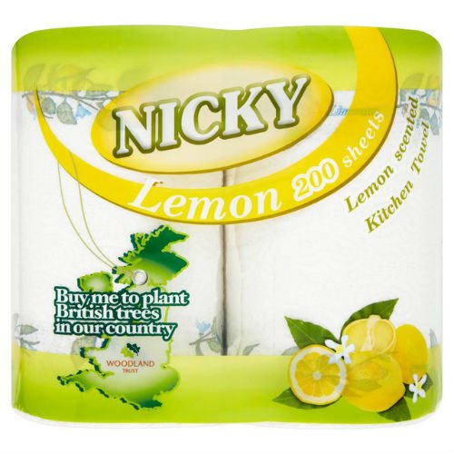 NickyLemon Scented Kitchen Towel 2 per Pack Case of 5