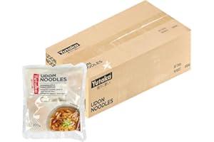 STARRY MART Yutaka Japanese Style Fresh Thick Chewy Udon Noodles for Stir Fry or Noodle Soup 200g (Pack of 10)