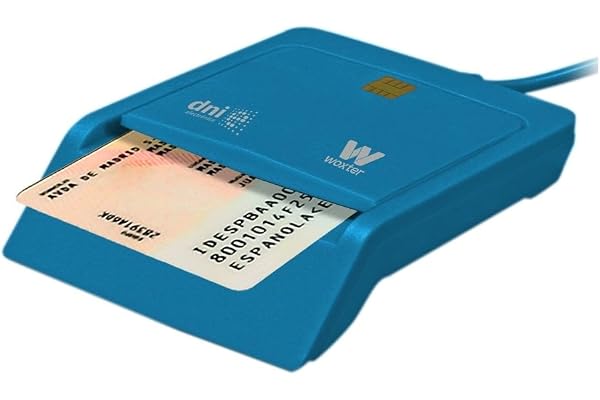 Woxter PE26-143 Intérieur USB 2.0 Bleu lecteur de cartes à puce - Lecteurs de cartes à puce (USB 2.0, Windows 10 Education,Windows 10 Education x64,Windows 10 Enterprise,Windows 10 Enterprise...)